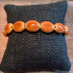 Elastic beaded bracelet